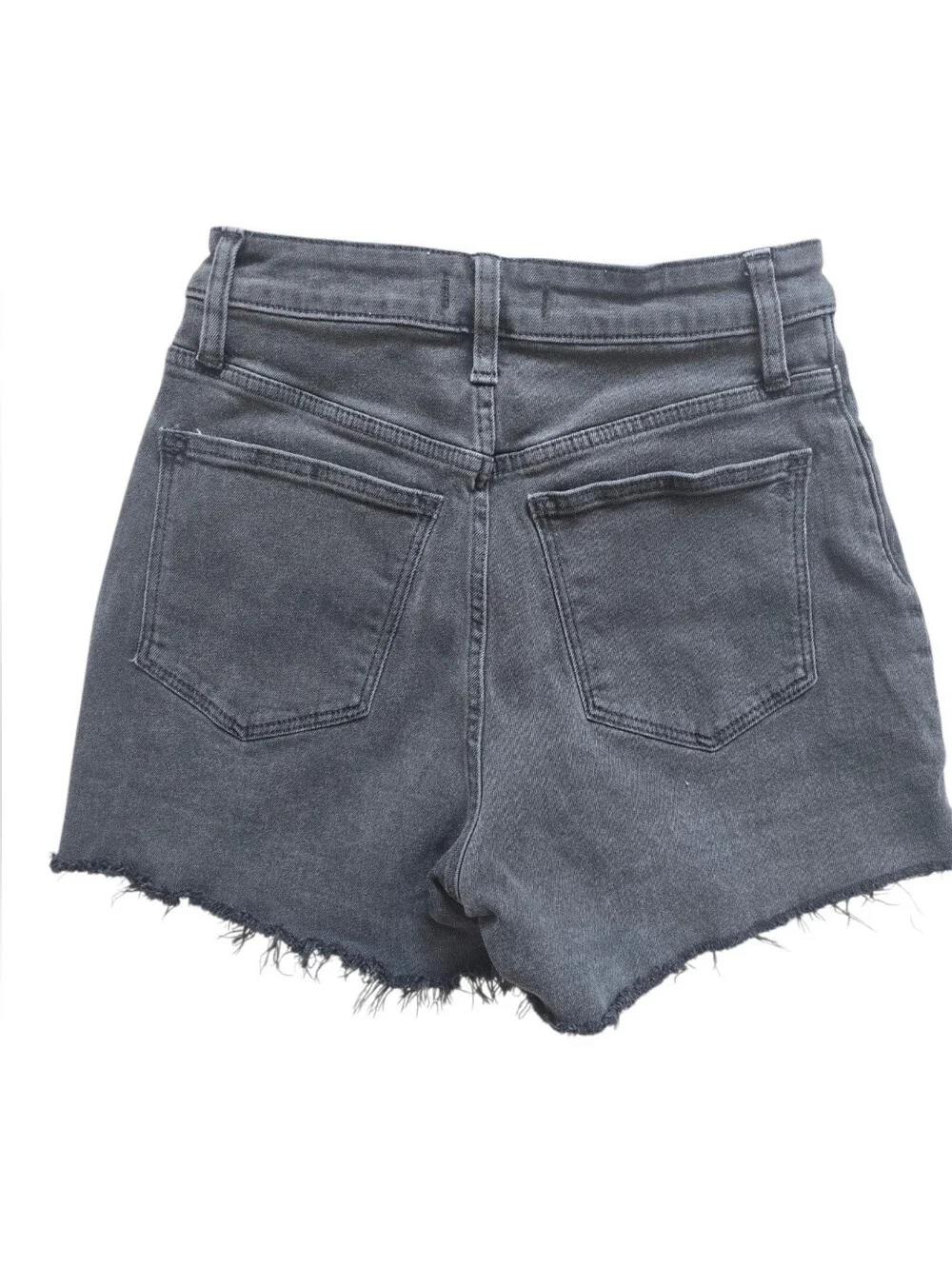 Madewell Women's Lunar Wash Curvy High-Rise Denim Shorts, Size 26